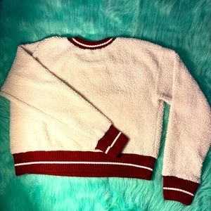 Fuzzy Cropped Sweater
